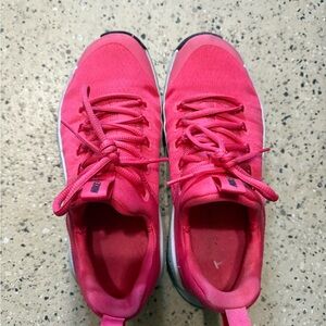 Nike Pink Athletic Sneakers with Mesh Upper